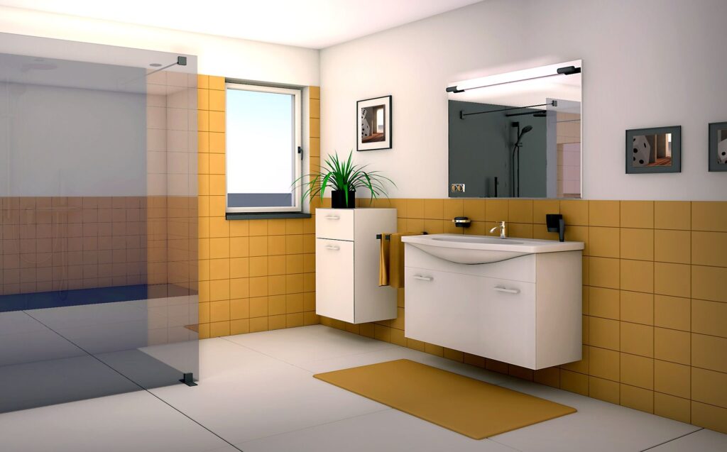 What Color Goes with Beige Bathroom Tiles - Shower Remodel Experts Charlotte