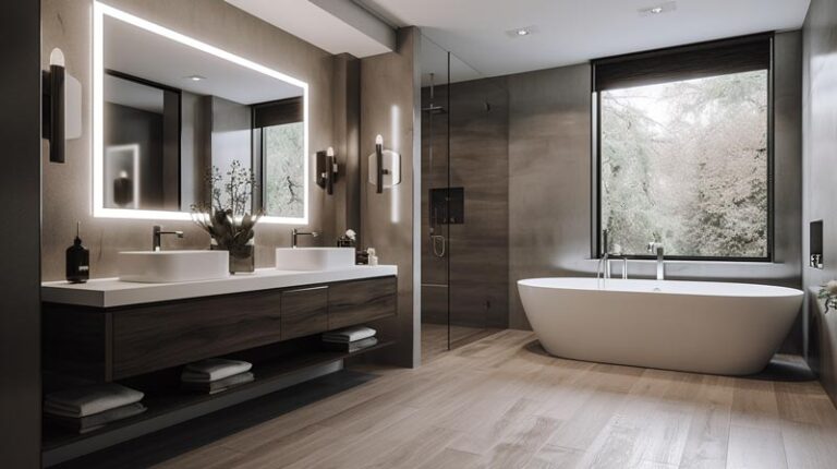 Beautiful modern bathroom